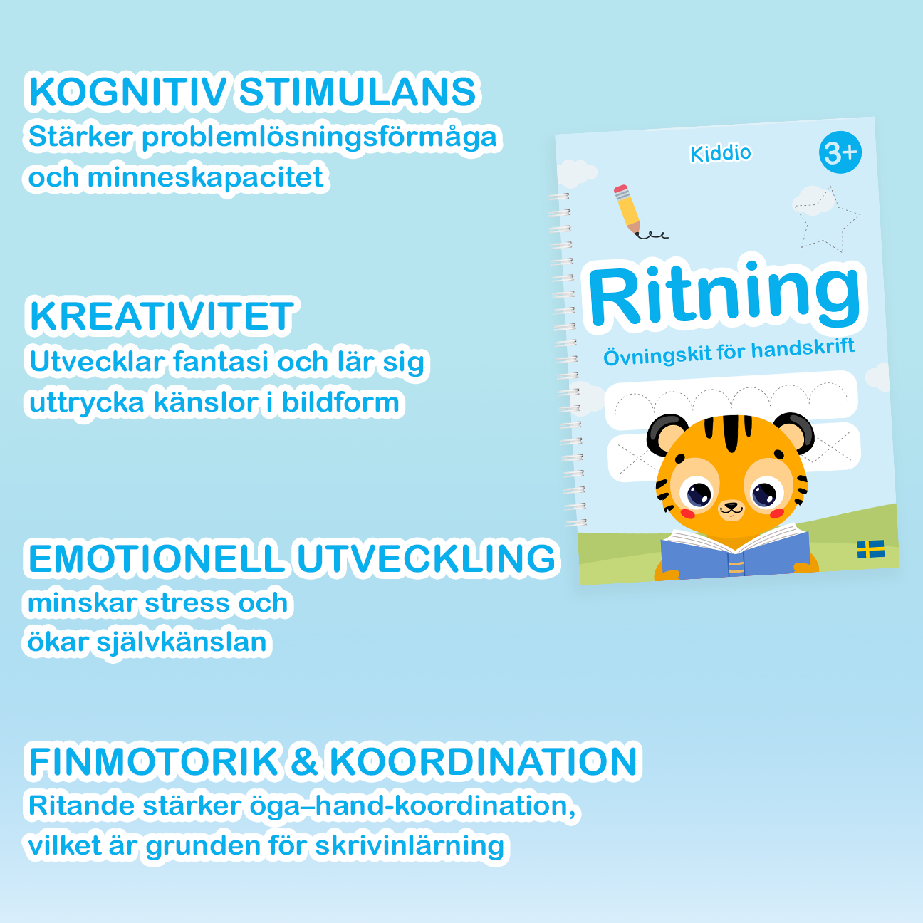 Kiddio™️ Magiska handstilsböcker